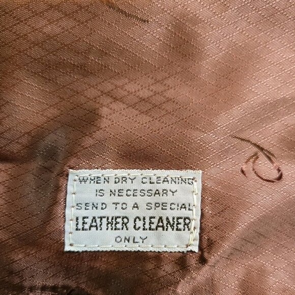 Vintage Remy Leather Blazer Mens 44 Brown Soft Pockets Lined Button Jacket - Picture 8 of 10